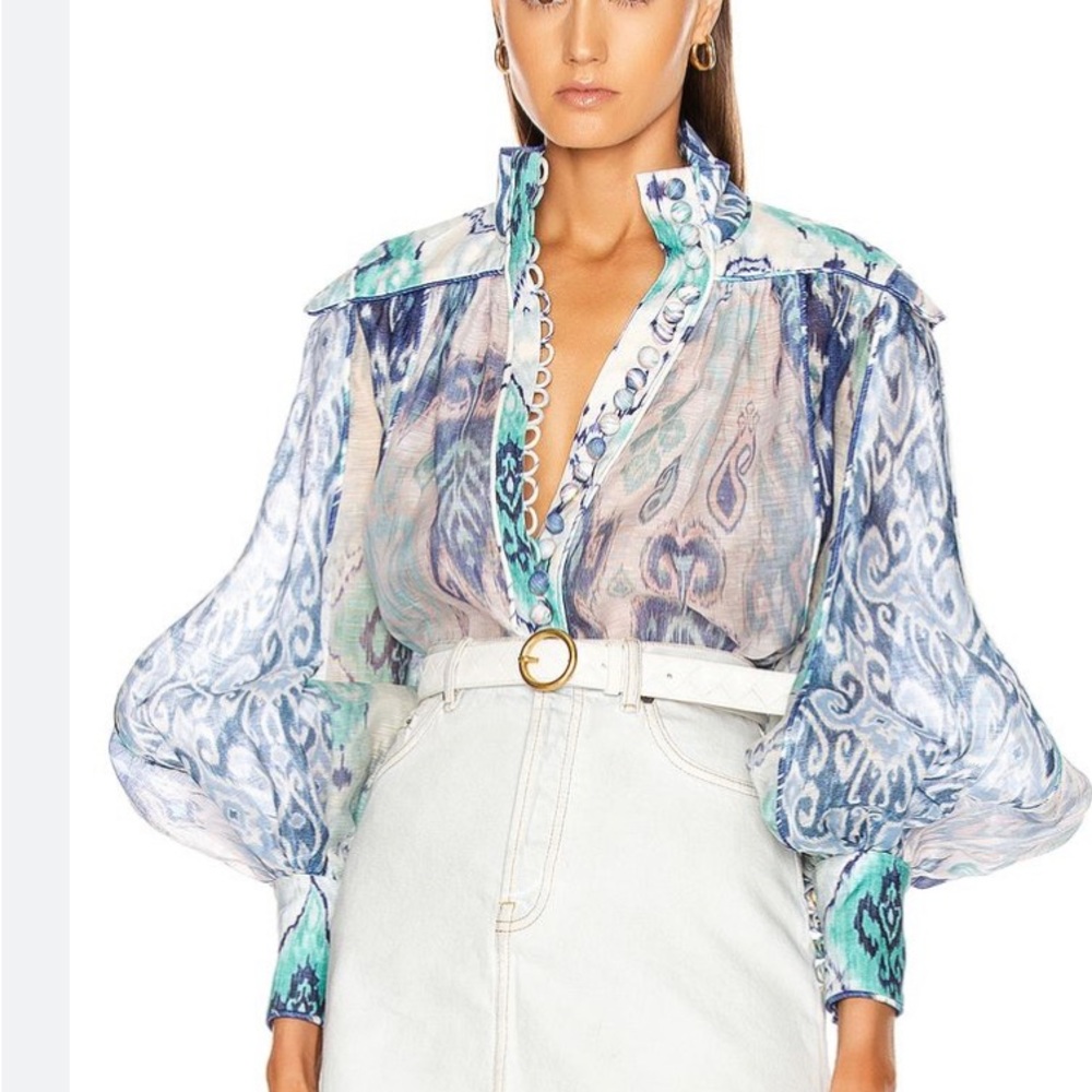 Zimmermann glassy blouse